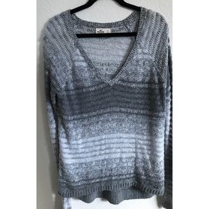 Oversized Grey Knitted Sweater